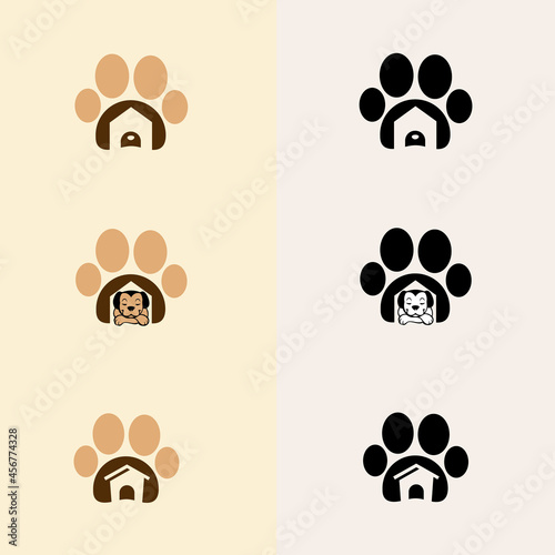 PetShop Logo. can use animal clinics, petshop and veterinarian