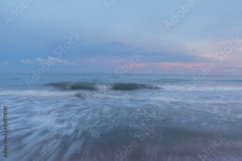 puesta de sol en el mar © Ferran
