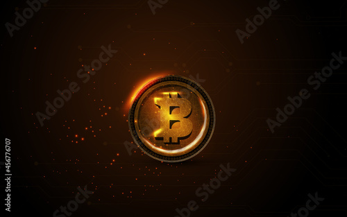 bitcoin learning cryptocurrencies. Bitcoin is a modern digital exchange payment, educational certificate of a program abroad. Modern electronic money, wireframe, plexus, point, vector , eps10