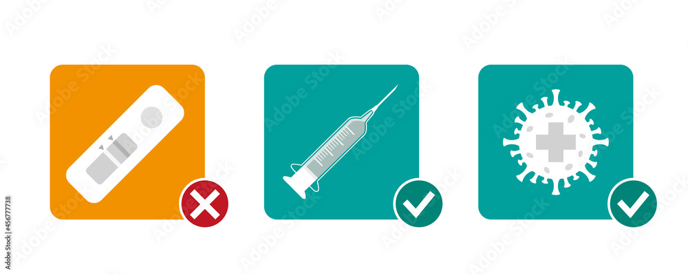 2G Covid-19 rules in Germany tested vaccinated and recovered - obrazy, fototapety, plakaty 
