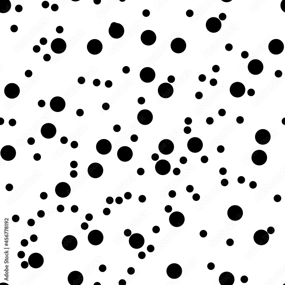 Black dots on white seamless pattern svg vector illustration Black dots on white seamless pattern svg vector illustration