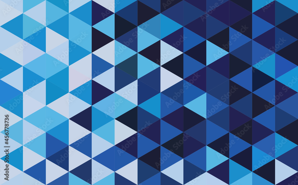 Abstract geometry  triangle blue pattern background.vector illustration.