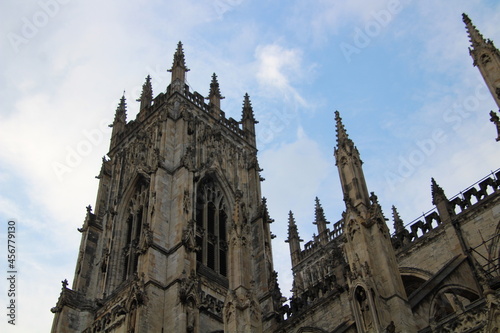 York minster Cathedral England 8th of September 2021.views of York minster showing the magnificent building 