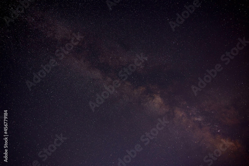 Picturesque view of starry sky at night