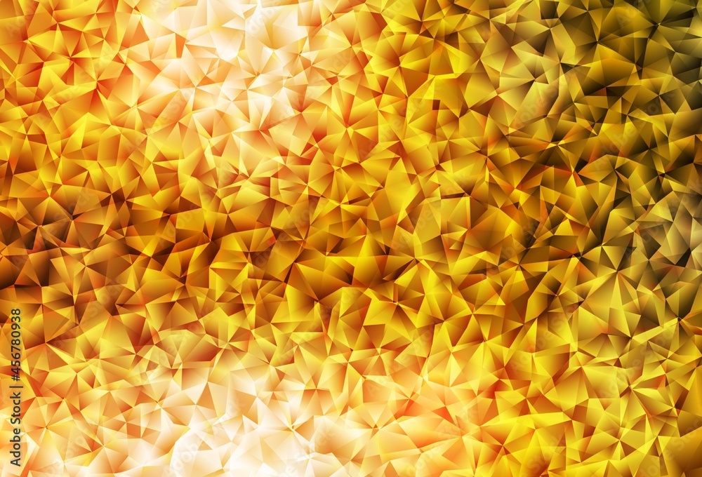 Light Orange vector abstract polygonal background. Light Orange vector abstract polygonal background.