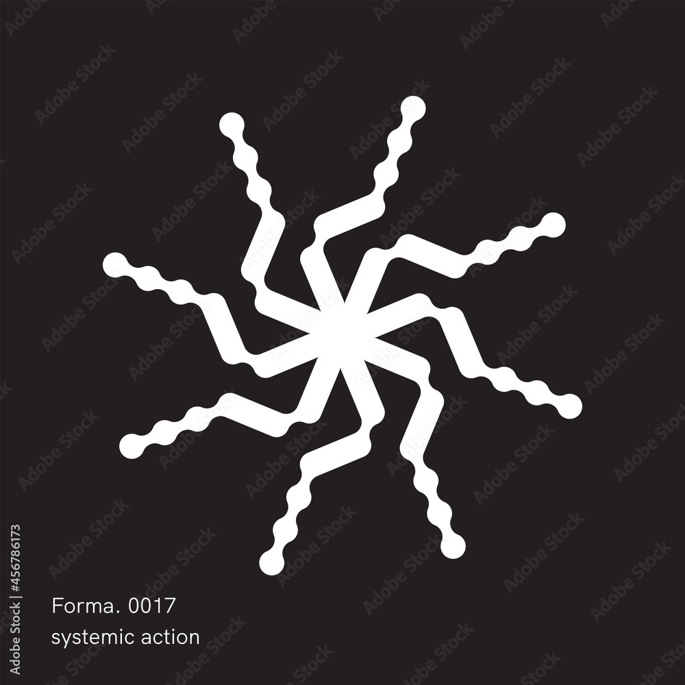 Geometric Vector Shape. Figure isolated on background. Geometric Vector Shape. Figure isolated on background.