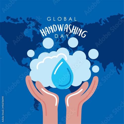 global handwashing day postcard