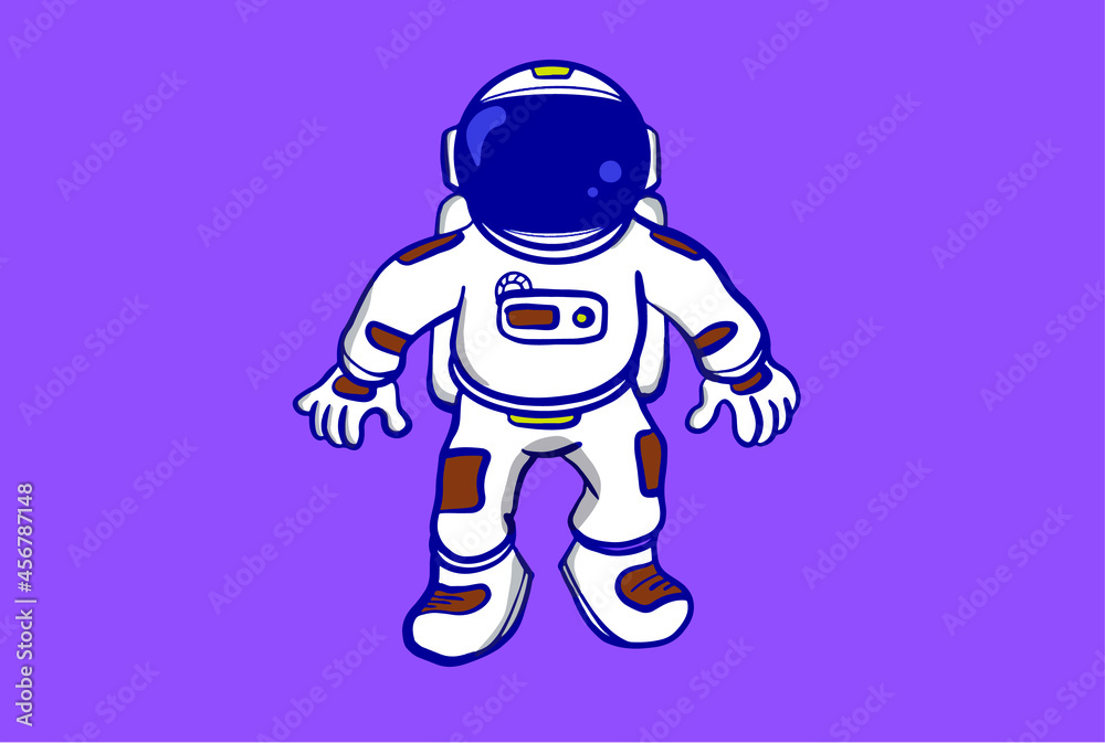 cartoon cute astronaut character premium vector cartoon cute astronaut character premium vector