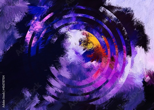 Graphical Abstract Geometric Painting Art Background Texture,Modern Conceptual 3D Rendering,3D Illustration for Creative Graphic Design