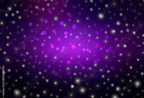 Dark Purple, Pink vector layout in New Year style.