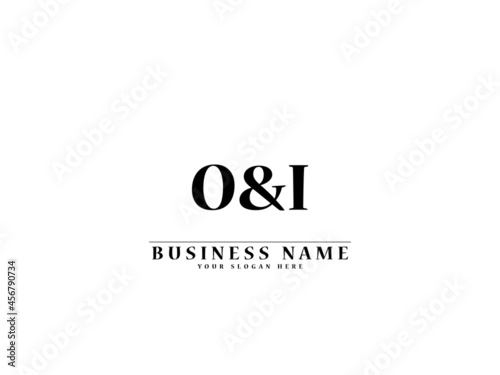 Letter OI Logo, Creative oi o&i Letter Logo Icon Vector For Your Simple Fashion, Apparel and Clothing Brand or any type of business