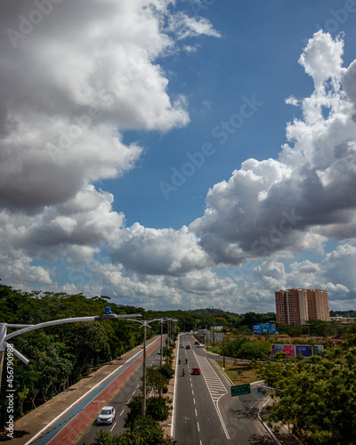 highway with clouds © Ramon