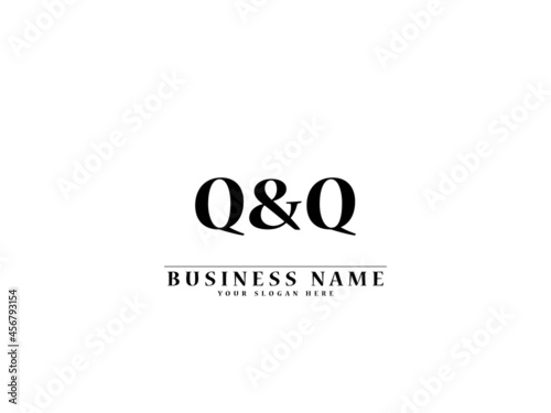 Letter QQ Logo, Creative qq q&q Letter Logo Icon Vector For Your Simple Fashion, Apparel and Clothing Brand or any type of business