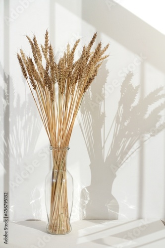 Wheat in a vase