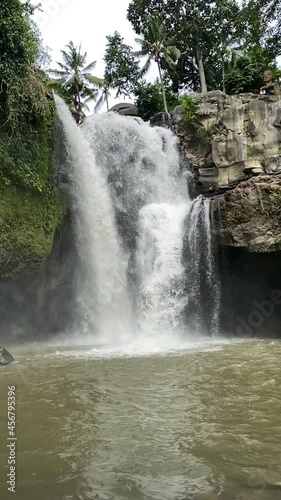 Tegenungan Waterfall Bali Indonesia - stock footage photo