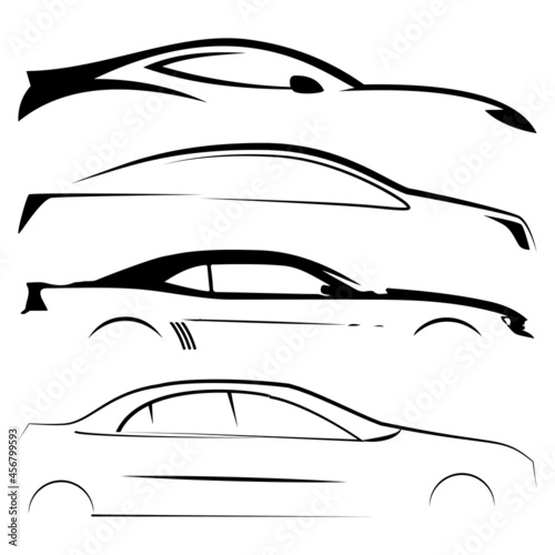 Car icon logo vector company template illustration.