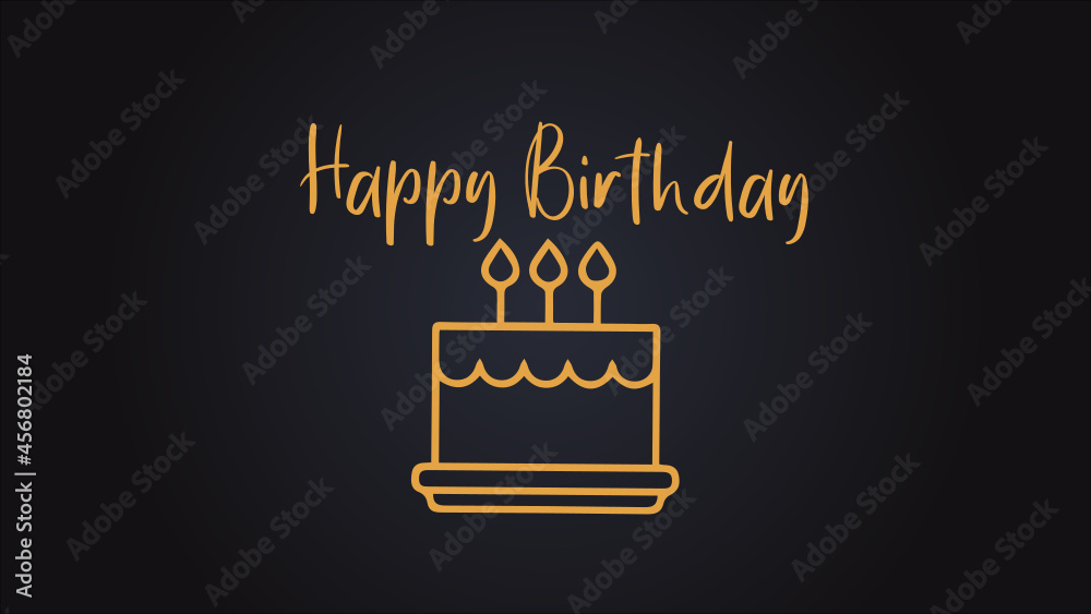 Elegant birthday greeting Elegant birthday greeting