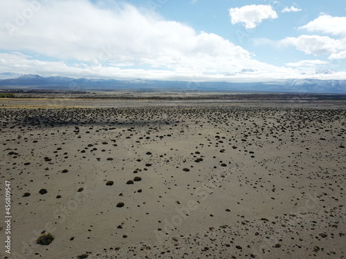 Desert landscape in western Argentina