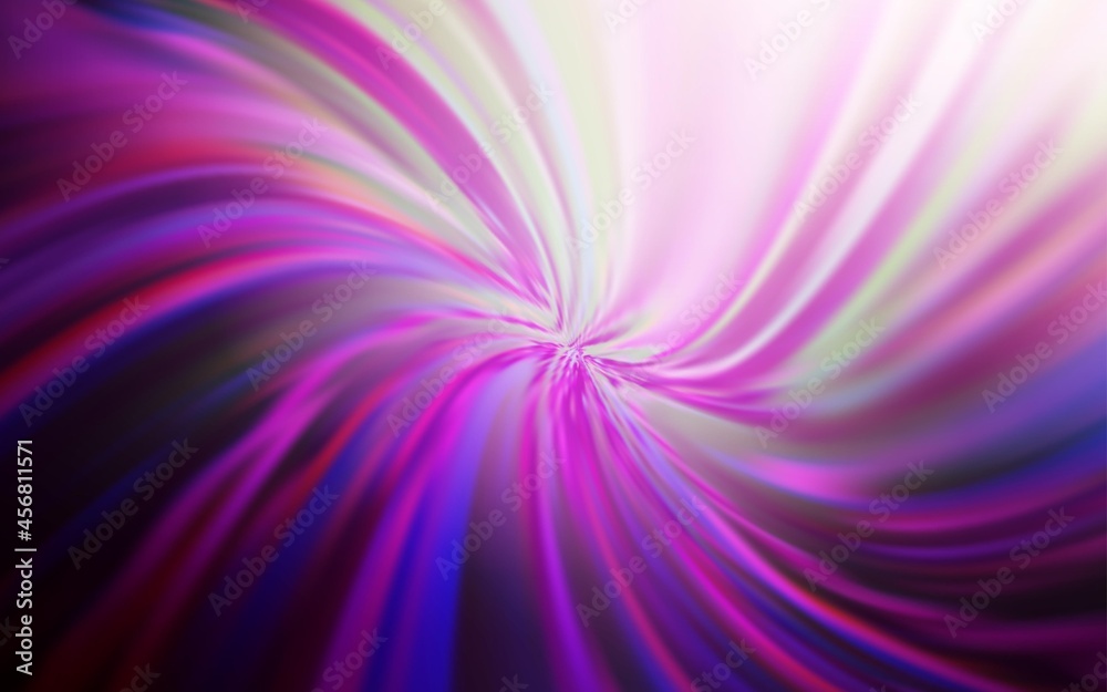 Light Pink vector glossy abstract layout.