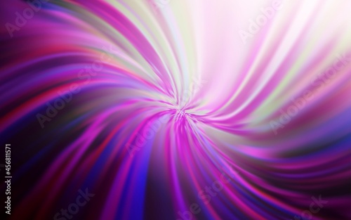 Light Pink vector glossy abstract layout.