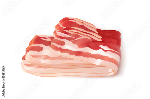 Slices of Prosciutto, Spanish Jamon Cut, Parma Ham