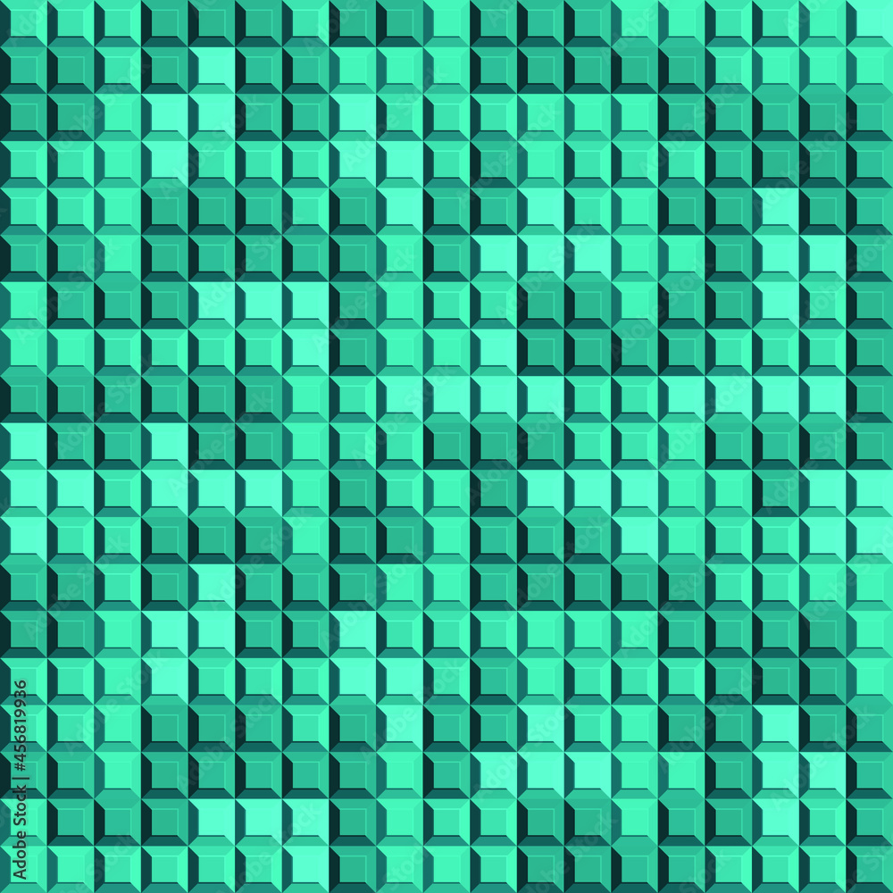 Fototapeta premium Blue geometric background. Vector illustration.