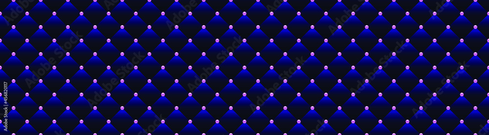 Obraz premium Blue luxury background with beads. Vector illustration. 