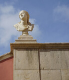 Statue in Palace of Estoi, a work of Romantic architecture