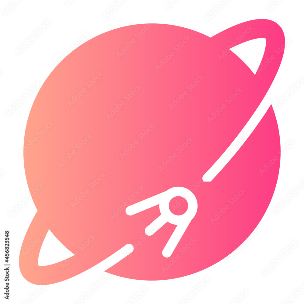 Satellite gradient icon Satellite gradient icon