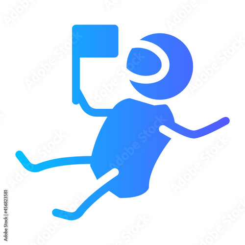 Astronaut gradient icon