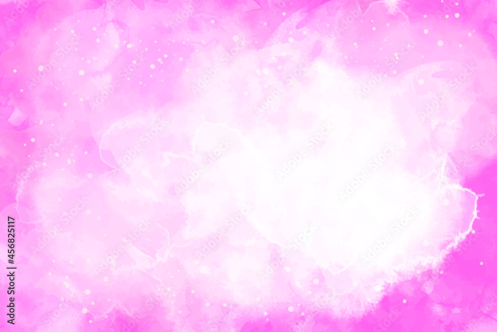 Fototapeta premium Pink background watercolor. Pink splash watercolor. Water color backdrop. Pink background watercolor. Abstract Pink splash watercolor on white background.