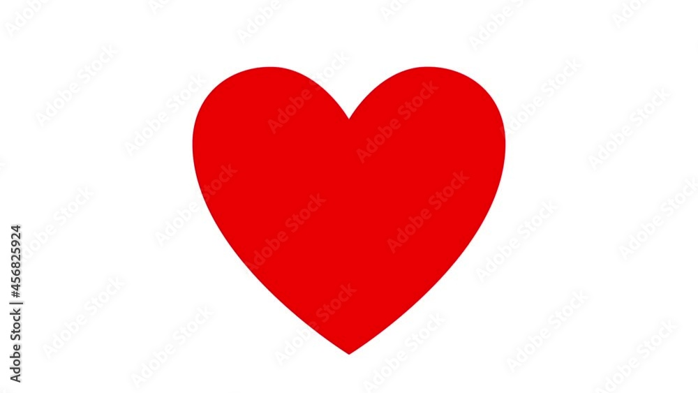 Red ove heart beating pulsing hd animation. Red ove heart beating pulsing hd animation.