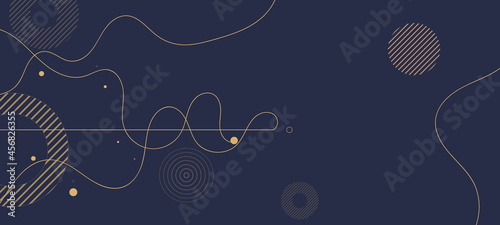 Modern abstract fluid liquid wave background with geometric shape design element. Template background for covers, invitations, posters, banners, flyers, placards. 