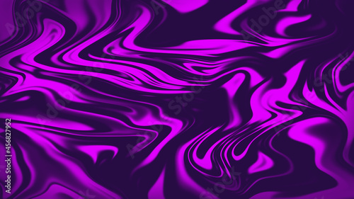 Trendy abstract colorful purple liquid background. Stylish marble wave texture illustration. Purple abstract background.