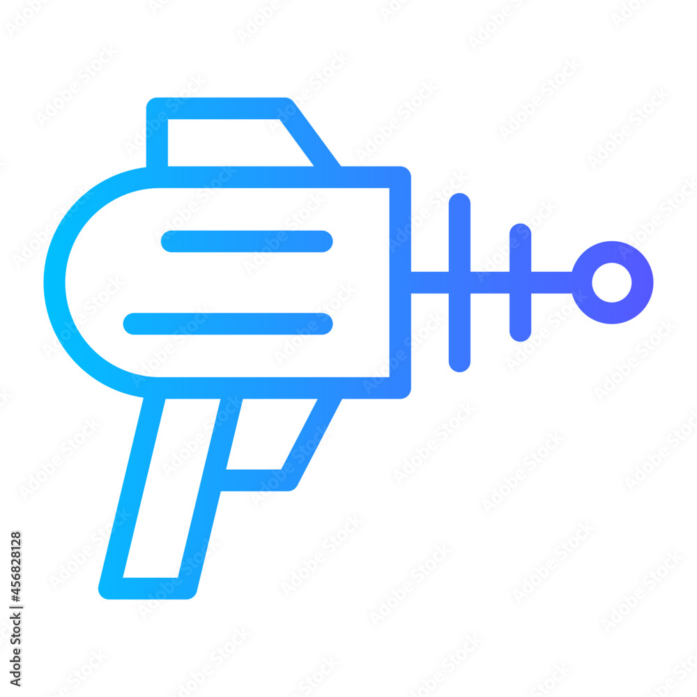 Space gun gradient icon Space gun gradient icon