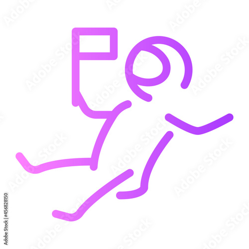 Astronaut gradient icon