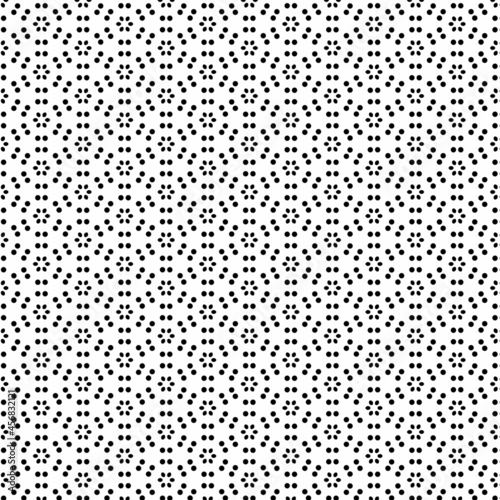 Black and white dot pattern