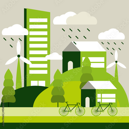 ecological city life