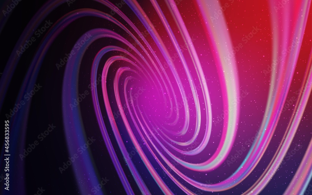 Fototapeta premium Light Purple vector template with space stars.