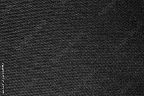 Black fabric cloth polyester texture and textile background. photo