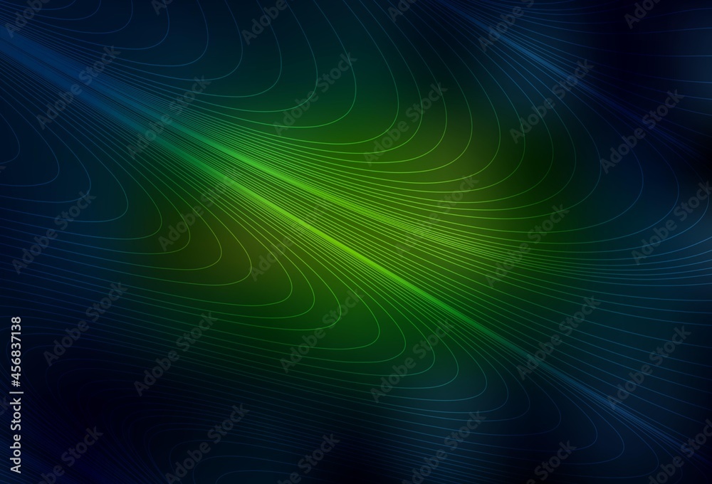 Dark Green, Yellow vector template with repeated sticks. Dark Green, Yellow vector template with repeated sticks.