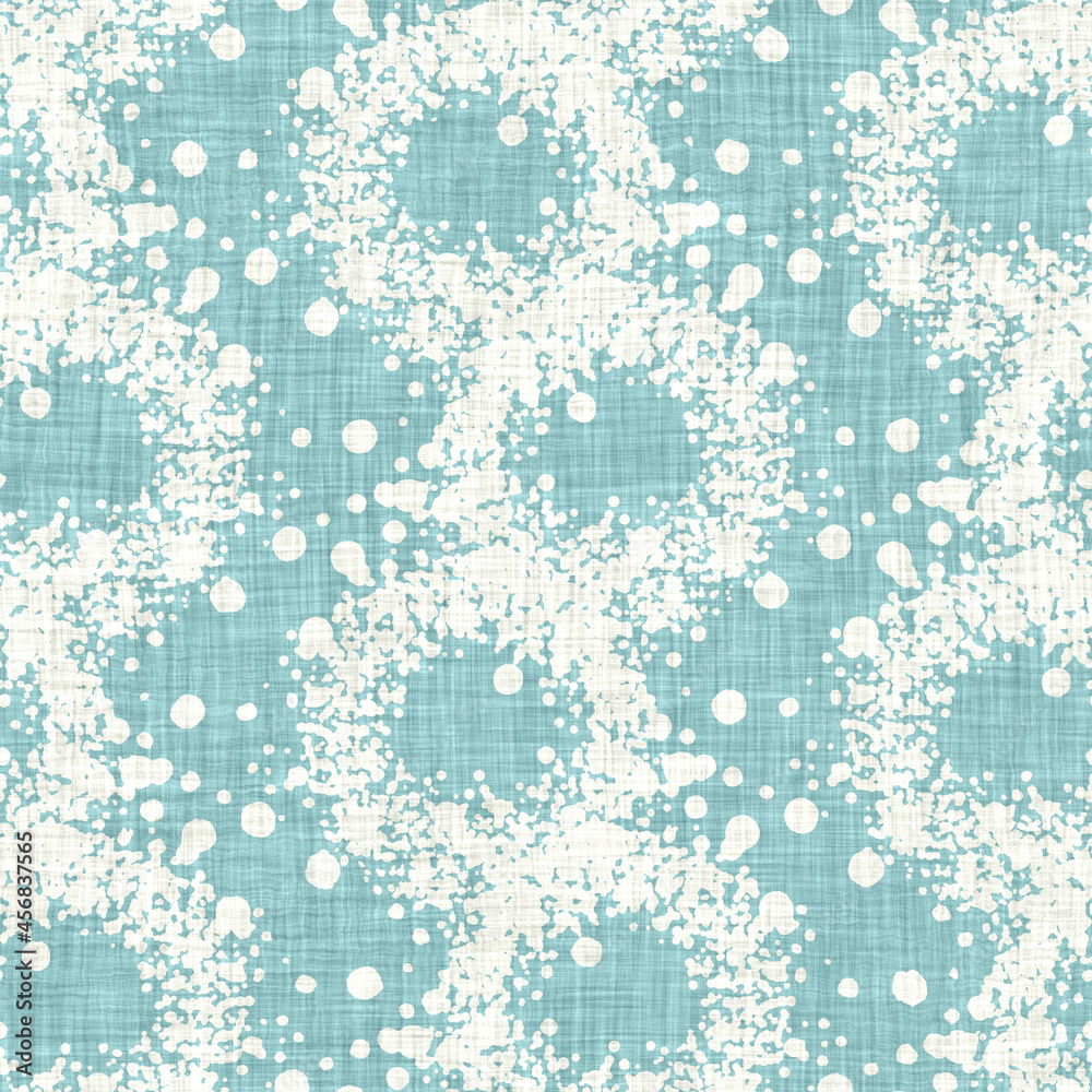 Aegean teal mottled rustic circle linen texture background. Summer dotted coastal living style. Light turquoise blue cloth effect textile seamless pattern. Washed out beach cottage fabric material. Aegean teal mottled rustic circle linen texture background. Summer dotted coastal living style. Light turquoise blue cloth effect textile seamless pattern. Washed out beach cottage fabric material.