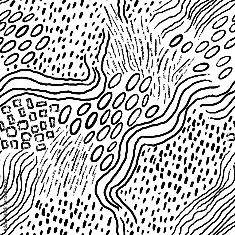 Obraz premium Geometric texture background with black lines