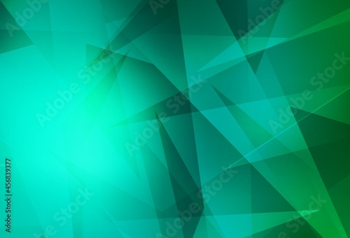 Light Green vector layout with lines, triangles.