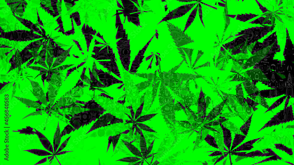 An abstract cannabis leaf pattern background image. An abstract cannabis leaf pattern background image.