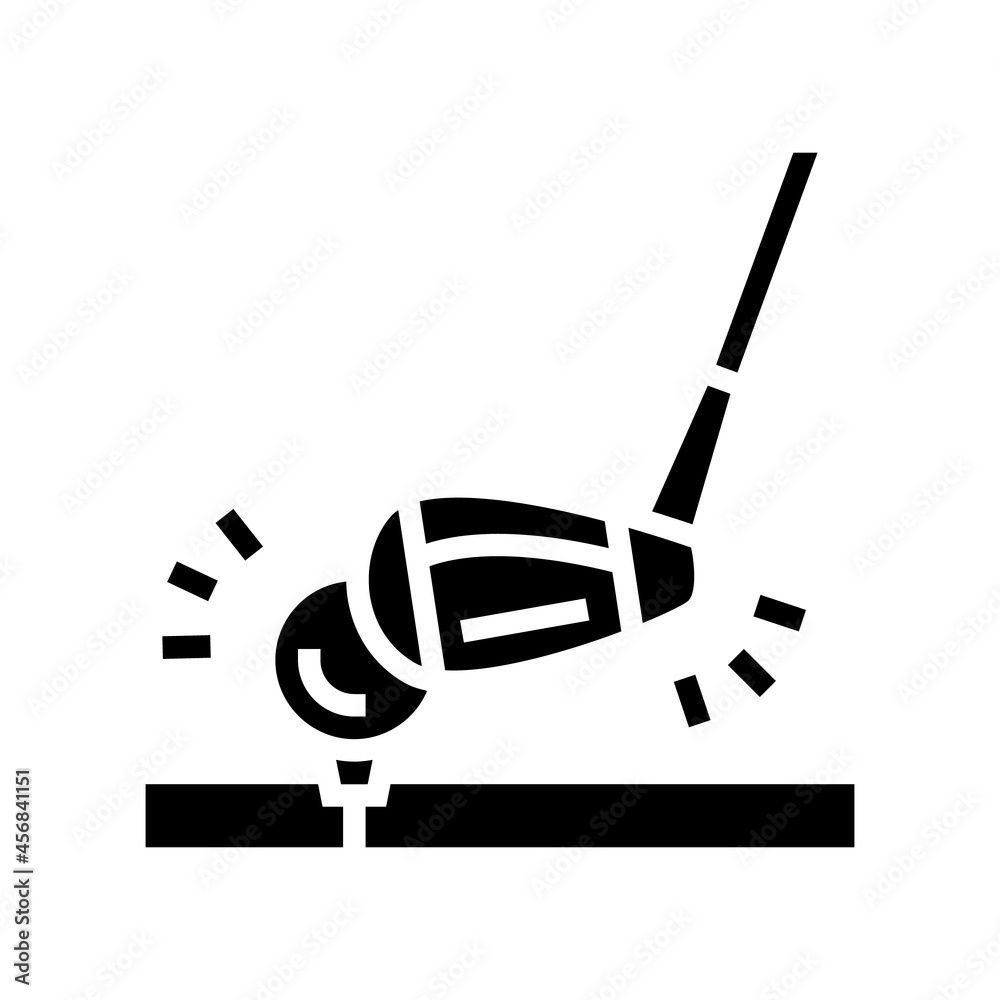 golf sport game glyph icon vector. golf sport game sign. isolated contour symbol black illustration golf sport game glyph icon vector. golf sport game sign. isolated contour symbol black illustration