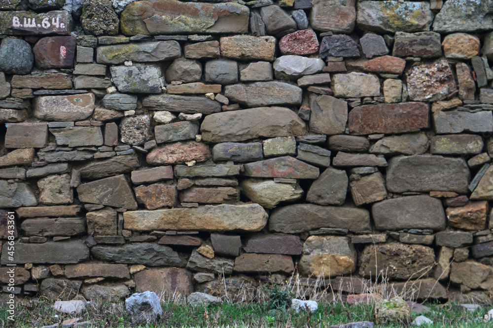 background texture of an old stone wall