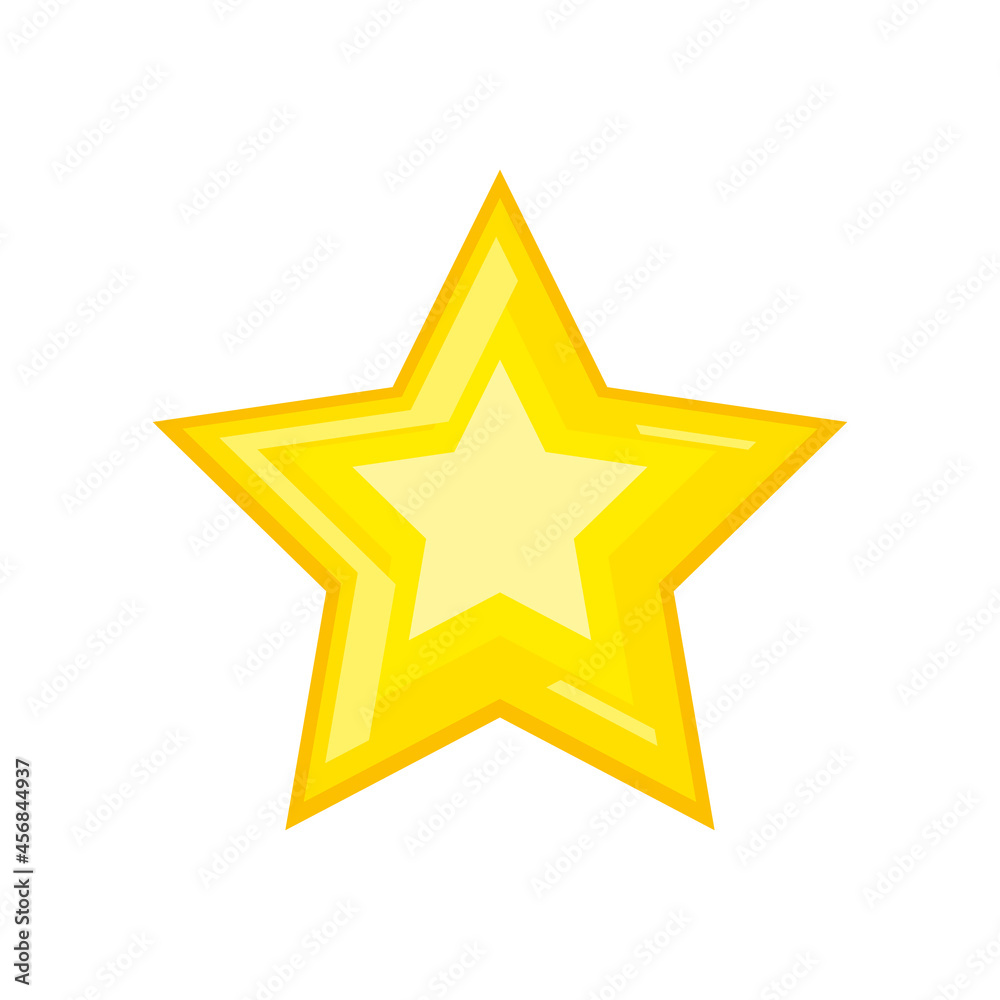 golden star flat icon golden star flat icon
