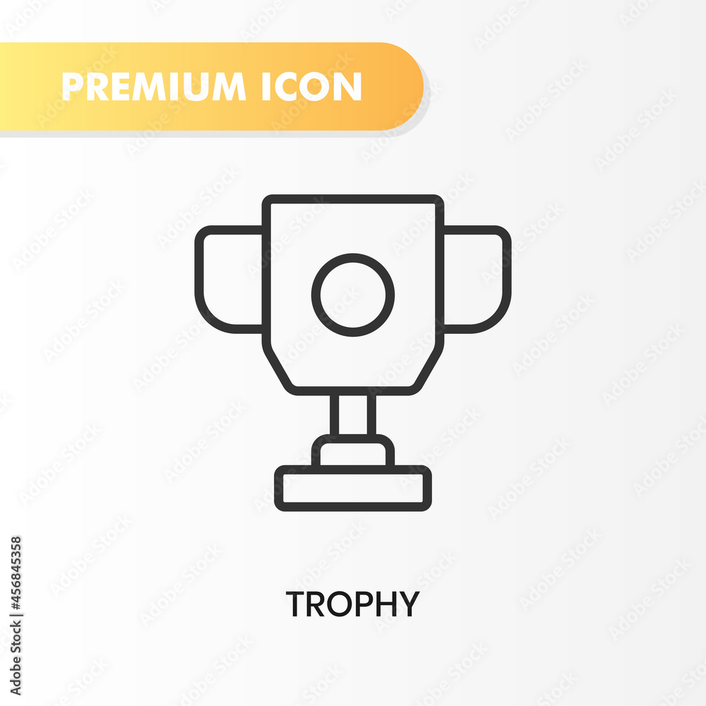 trophy icon for your website design, logo, app, UI. Vector graphics illustration and editable stroke. trophy icon outline design. trophy icon for your website design, logo, app, UI. Vector graphics illustration and editable stroke. trophy icon outline design.