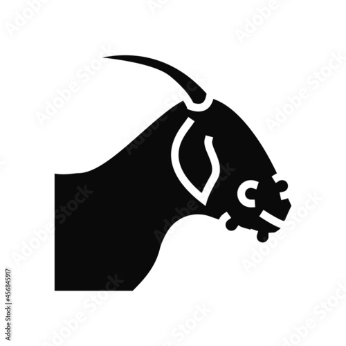 orf virus glyph icon vector. orf virus sign. isolated contour symbol black illustration